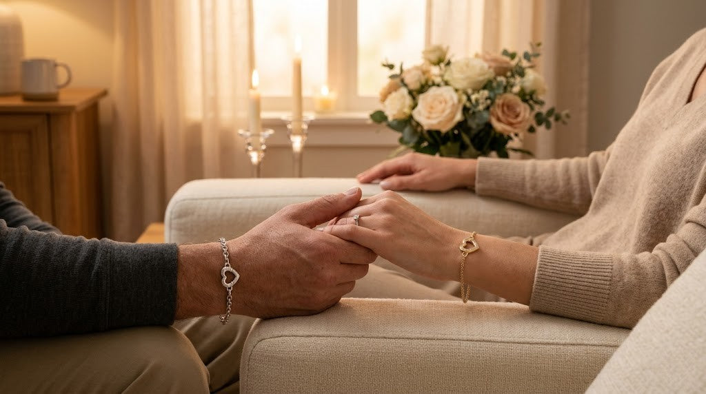 Permanent Couple Bracelets Set – Eternal Bond Gift Box