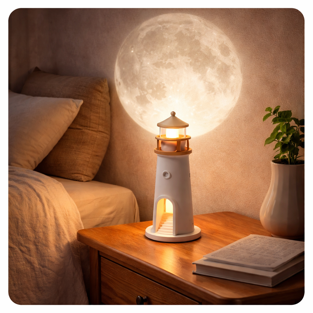 Lighthouse Moon Projector Lamp