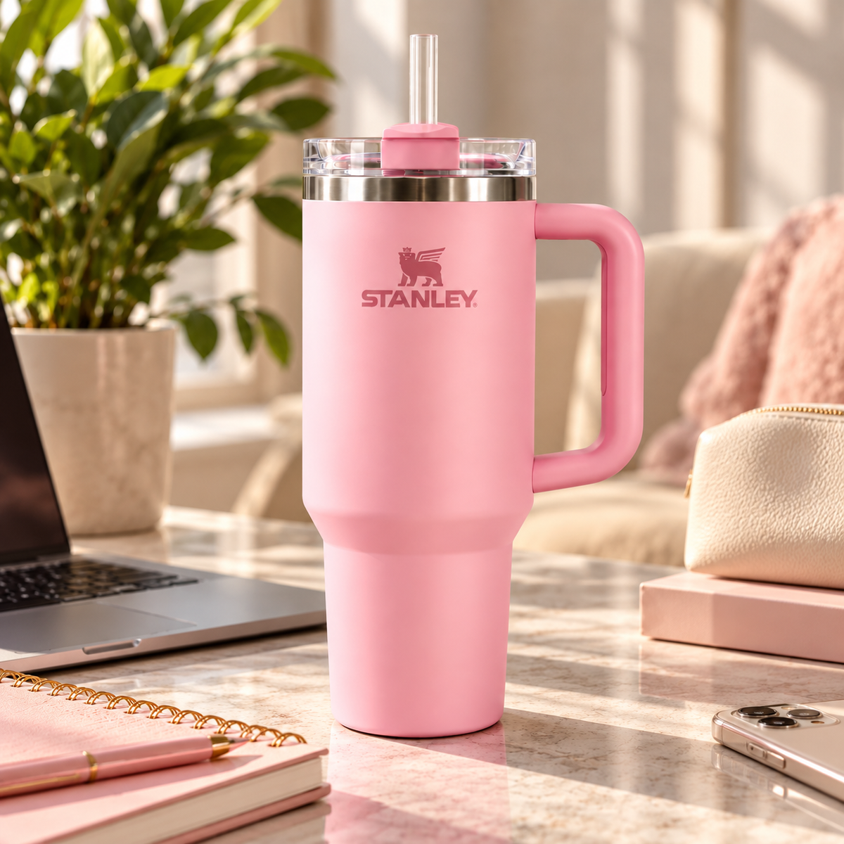 Stanley Quencher H2.0 FlowState™ – 40 oz | Pink
