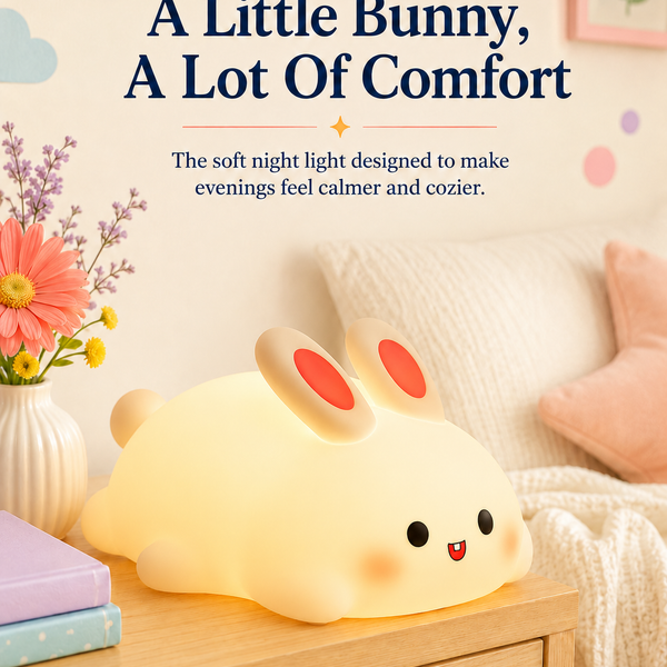 GlowBunny™ Squeezable Night Light