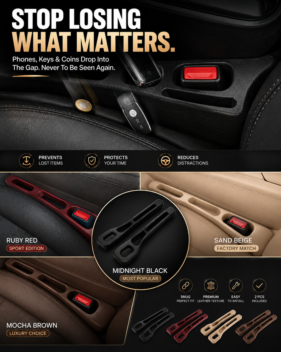 Car Gap Seat Filler