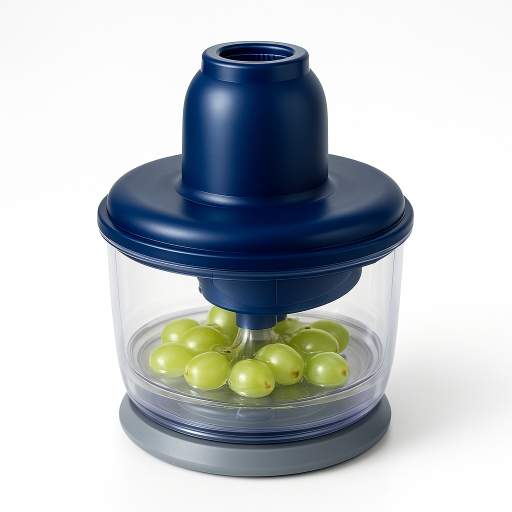 Automatic Grape Peeling Machine – Electric Fruit Skin Remover (With Bowl)