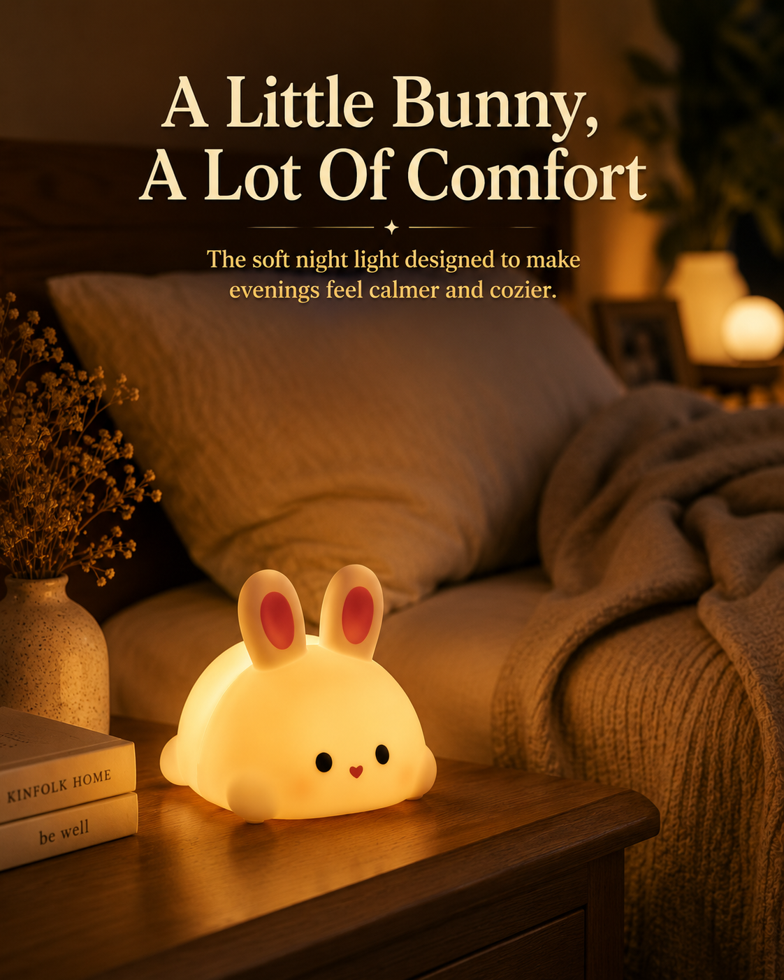 GlowBunny™ Squeezable Night Light