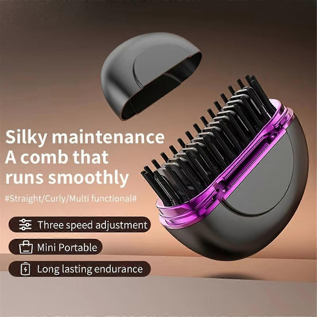 GlamBrush™ Portable Wireless Hair Straightener Comb