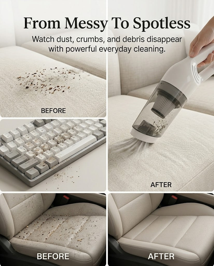 SwiftVac™ Portable Handheld Vacuum Cleaner