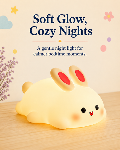 GlowBunny™ Squeezable Night Light
