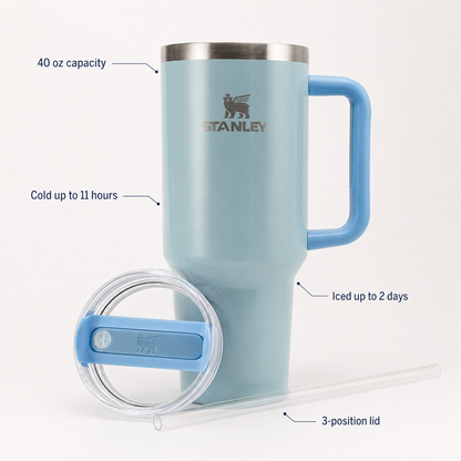Stanley® Quencher H2.0 FlowState™ Tumbler – 40 oz