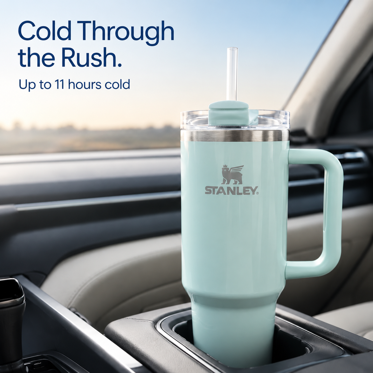 Stanley Quencher H2.0 FlowState™ – 40 oz | Sky Blue