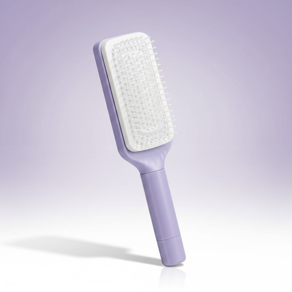 GlideClean Retractable Hair Brush