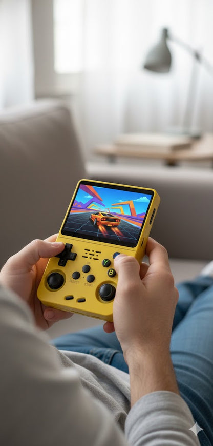 Retro Pocket Game Console – 3.5″ IPS